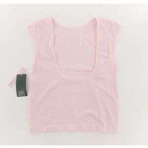 NWT Wild Fable Tank Top Seamless Scoop Neck Women Small Light Pink